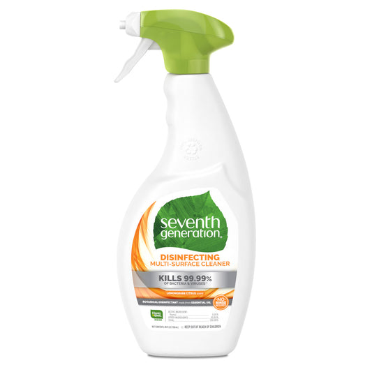 Seventh Generation Disinf Multi-Surface Cleaner, Lemongrass & Thyme (8x26Oz)-0