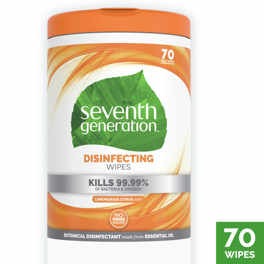 Seventh Generation Disinfecting Multi-Surface Wipes (6x70 ct)-0