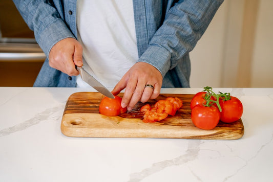 11" Natural Wood Rectangular Wood Cutting Board