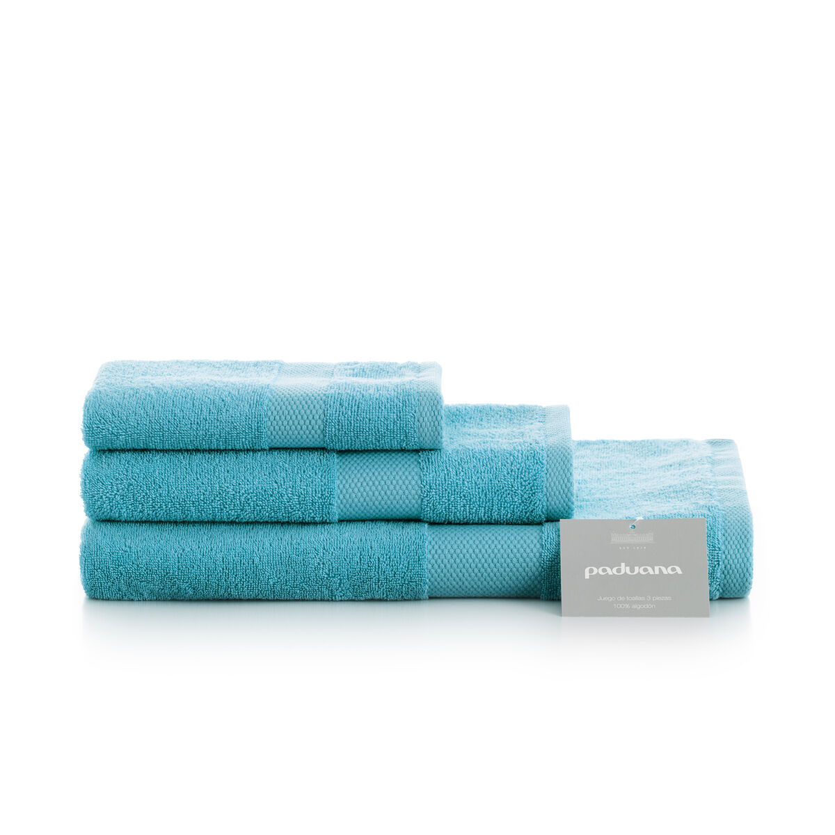 Towel set Paduana Turquoise 3 Pieces-0