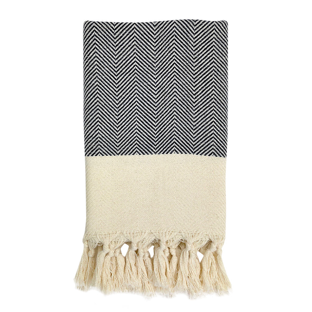 Herringbone Turkish Hand Towel-4