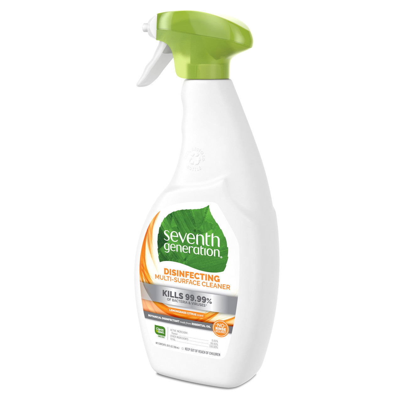 Seventh Generation Disinf Multi-Surface Cleaner, Lemongrass & Thyme (8x26Oz)-2